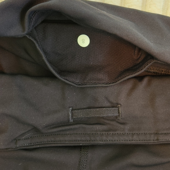 Lululemon athletica leggings sz 8 Brand New! BLACK. - Picture 7 of 10